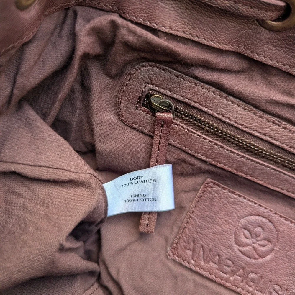 Anabaglish Brown Leather Festival Backpack Boho Bag Sundance Western
